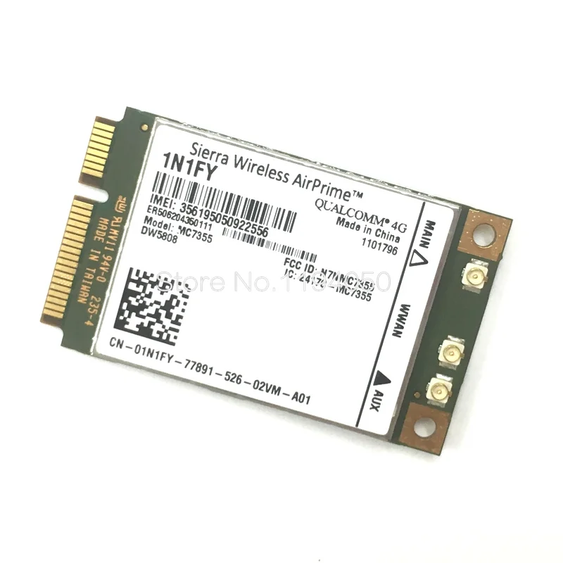 Новый оригинальный беспроводной Airprime MC7355 PCIe LTE / HSPA + GPS 100 Мбит/с Карта 1N1FY DW5808 Sierra 4G
