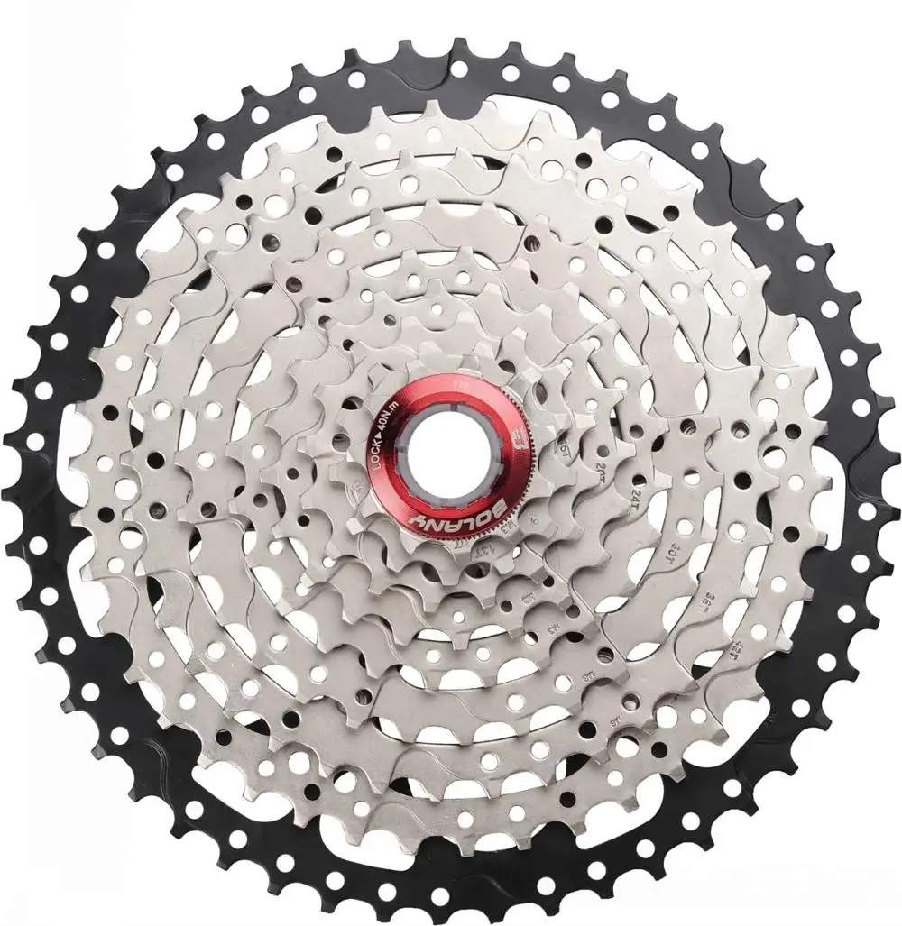 SEWS-BOLANY MTB свободного хода 11-50 т в сутки горных велосипедов кассета 9 18 27 быстро действенный алюминиевый сплав велосипедные звездочки аксессуары