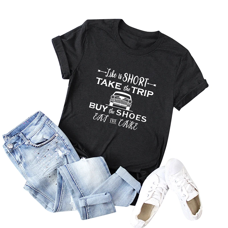 

Anself Women Plus Size T-shirt XXXL 4XL 5XL Car Letters Print Round Neck Slogan Tee Short Sleeve Cool Tee Shirt Summer Tops 2019