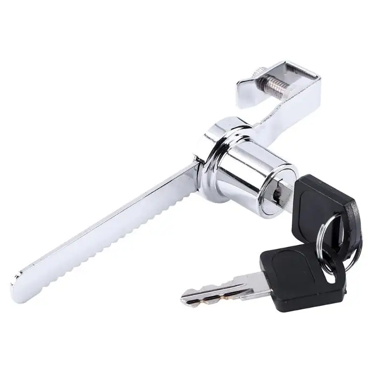 

Durable Anti Rust Zinc Alloy Double Keys Glass Sliding Lock Office Desk Safety Lock Furniture Hardware Door Cabinet Locks