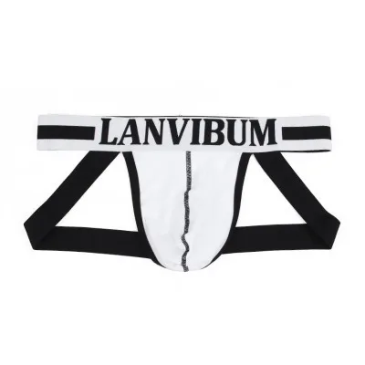 

Lanvibum Male Underwear Men's Thong Low Waist Leakage Hip U Convex Design Sexy Low-Rise Brief