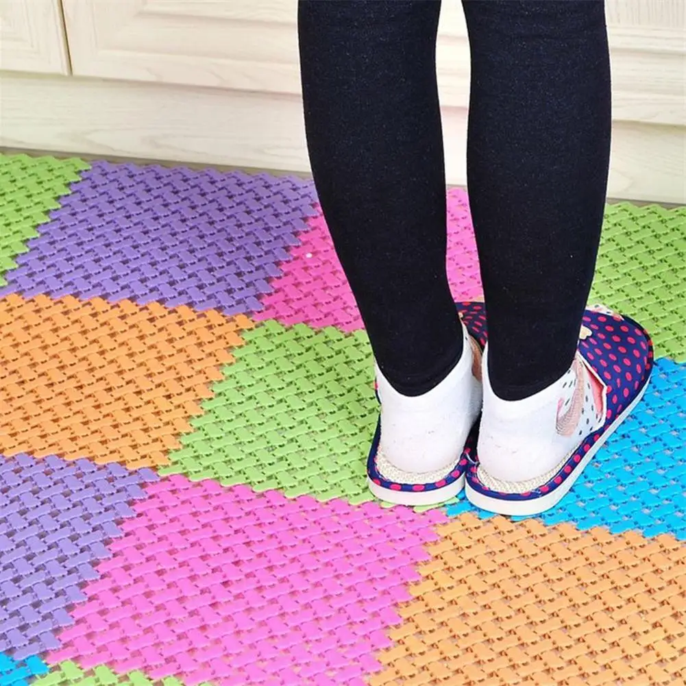 

1Pc Non-slip Candy Color DIY Splicing Floor Mat Massage Rug for Bathroom