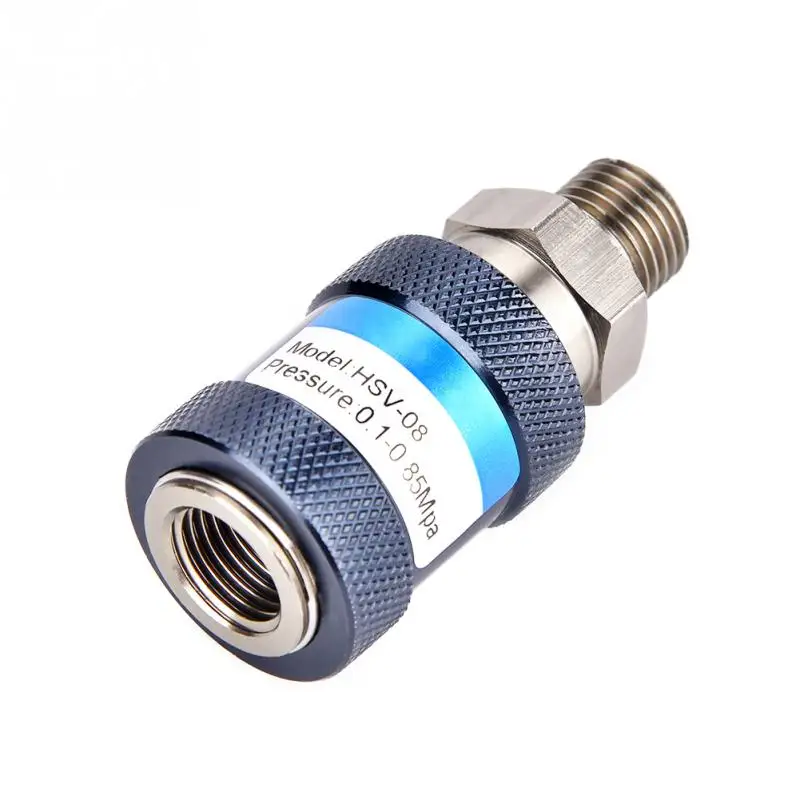 G1//4 Thread 3 Position 4 Way Durable Aluminium Alloy Pneumatic Air Manual Valve Pneumatic Hand Lever Valve