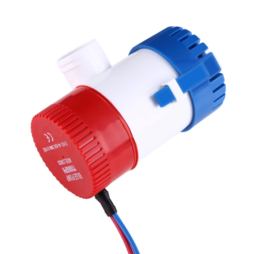 12V 3A 1100 GPH Электрический водяной насос погружной для яхты лодки пластиковый и