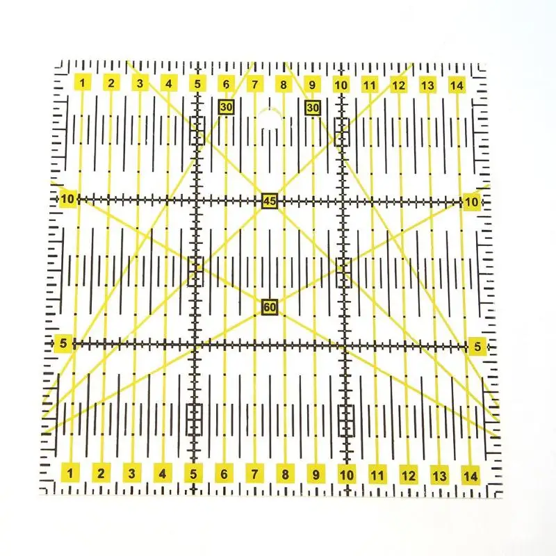 DIY квадратные Лоскутные ножки портной метраж для резки ткани линейки для шитья инструмент сетка для резки портного ремесла масштабное правило ремесло Шитье