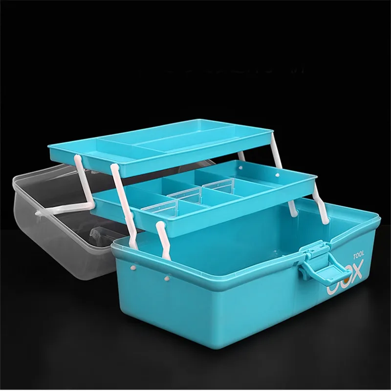 

RC Accessories PP Tool Box 3 Layer Storage Hand Carrying Case For Prop Motor ESC Battery Receiver VTX RC Model Package
