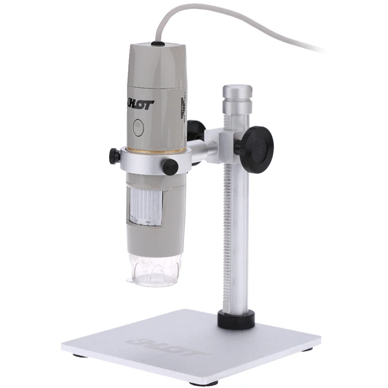 

Professional 8LED USB Digital Video Microscope Zoom Desktop Magnifier True 5.0MP Video Camera 1X-500X Magnification 0-3cm