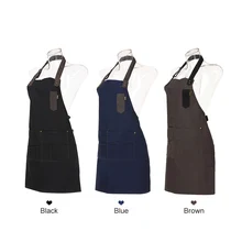 Профессиональный Салон Парикмахерская мантия накидка с карманами джинсовый фартук ткань для стрижки волос накидка для покраски волос инструмент для укладки волос