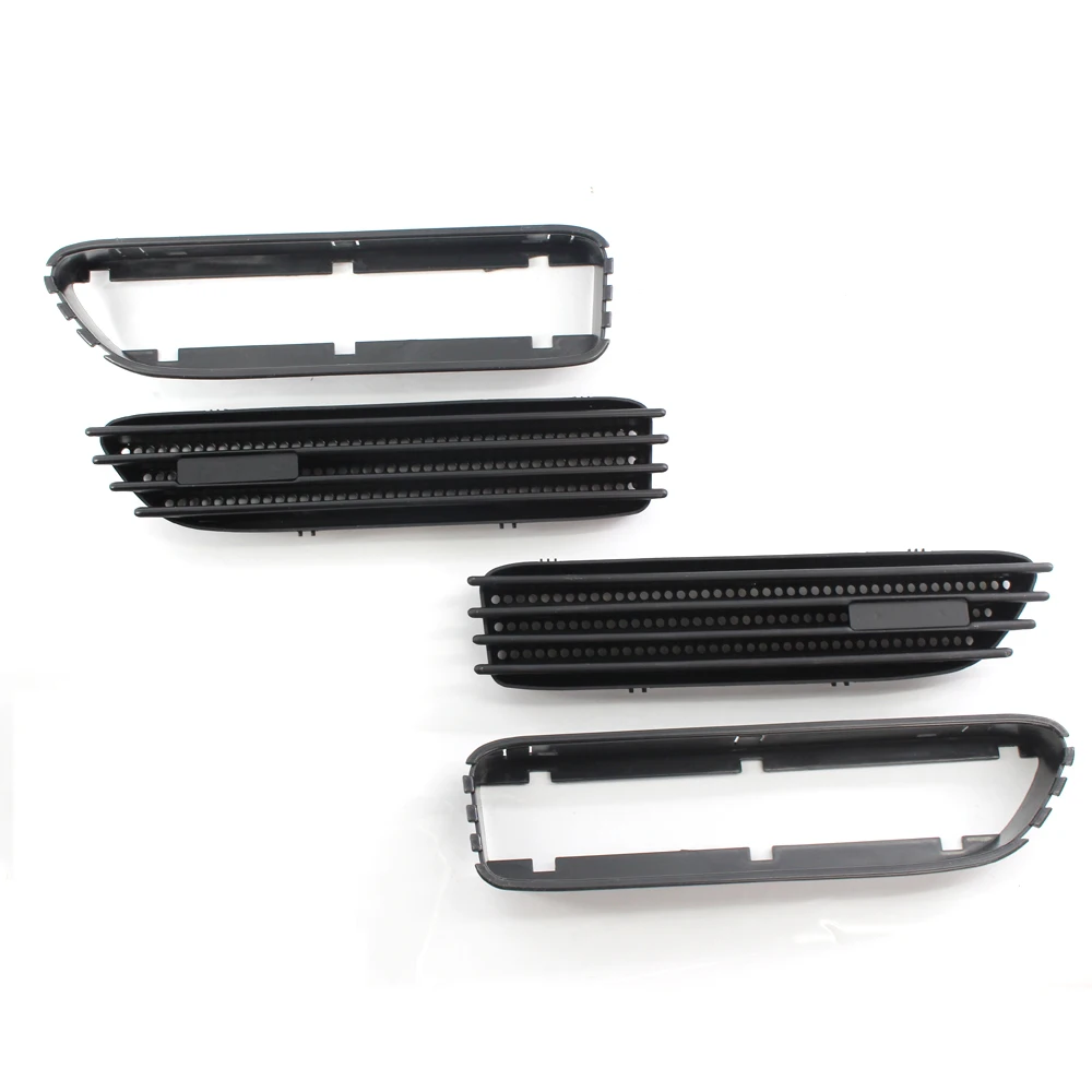Замените матовую черную решетку решетки крыла вентиляционные отверстия приспособления для украшений BMW E46 01-06
