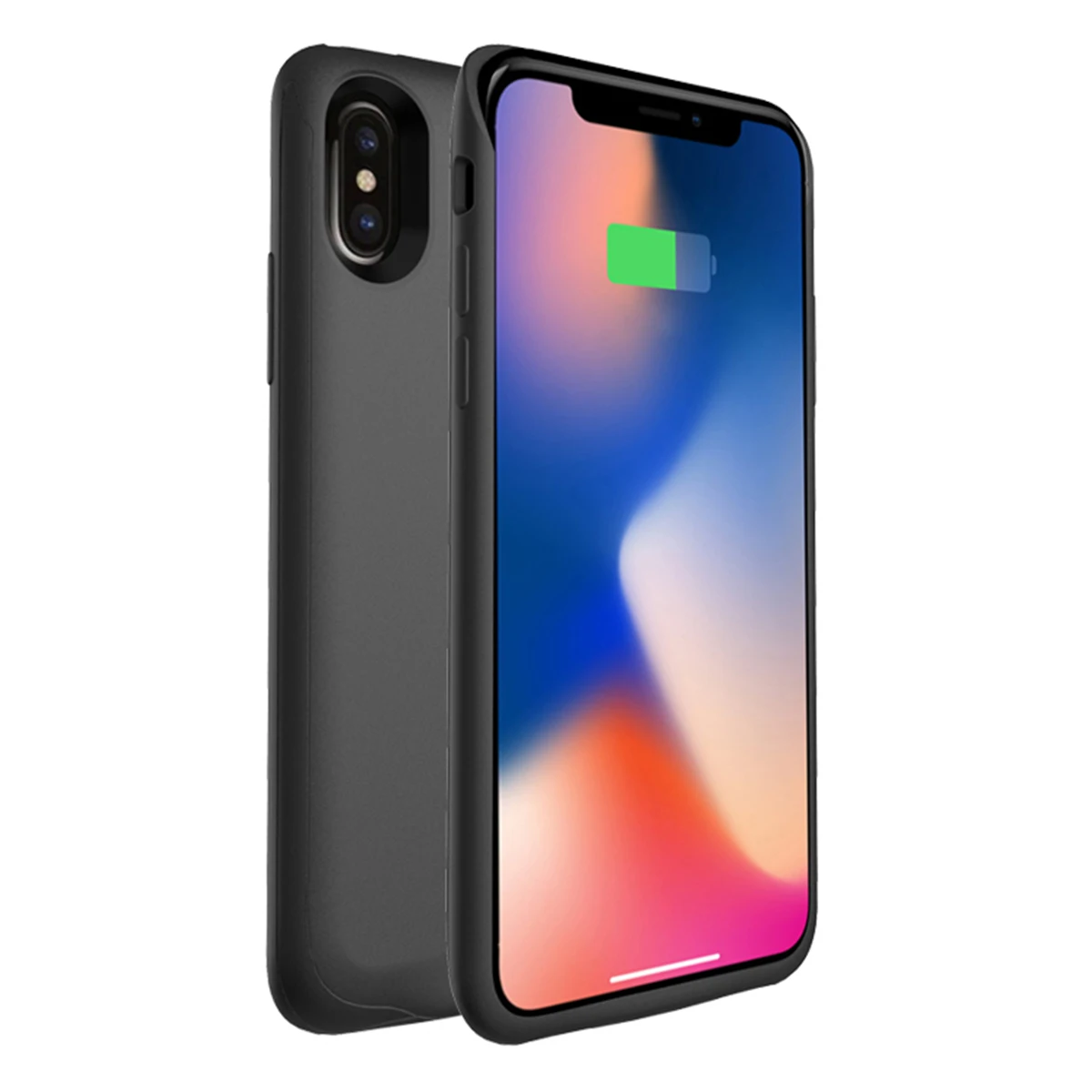 

Battery Charging Case For iPhone X Xs Charger Case 5500mAh External Backup Power Bank Case For iPhone XS Cover Support Audio