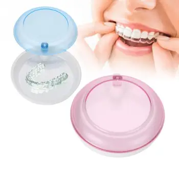 

Portable Rotating Tooth Storage Box Dental Correction Holder Box Cute Storage Box