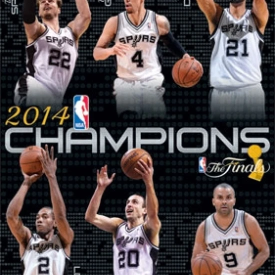 2014 San Antonio Spurs NBA Finals-Champs ламинированный плакат печать (24x36) | Дом и сад