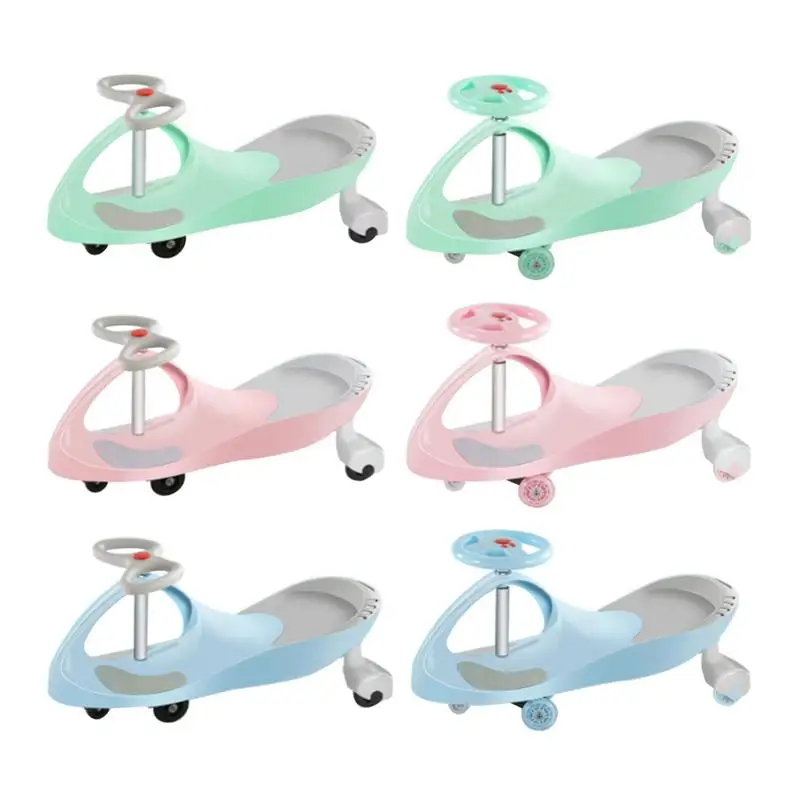 

Children Yo-Yo Car Mute Slide Swing Toy Car Ride On Toy No Batteries Gears Or Pedals Twist Turn Wiggle For 1-8 Years Old Kids