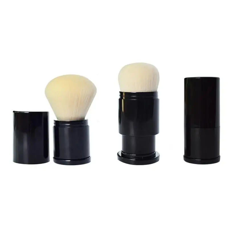 

Portable Mini Retractable Makeup Brush Portable Face Powder Contour Foundation Blush Brush Professional Soft Make Up Brushes