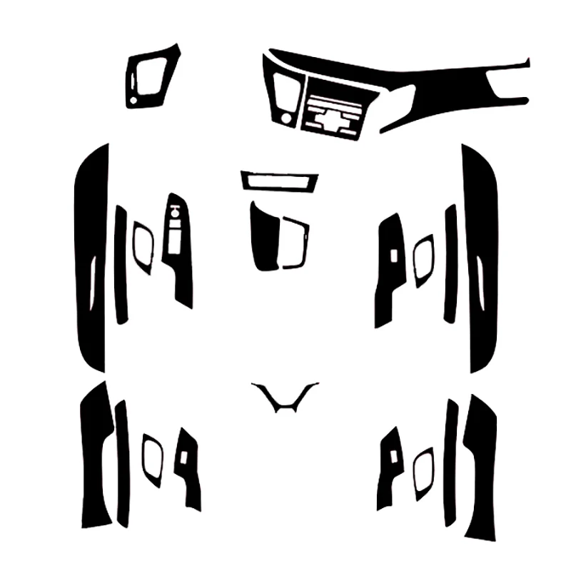 

Car-Styling New Car Interior Center Console Color Change Carbon Fiber Molding Sticker Decals For Honda Accord 9 TH