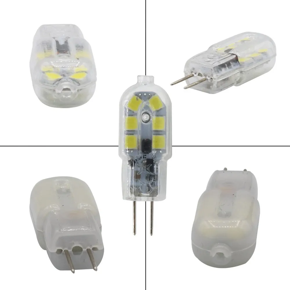 2 Вт Светодиодная лампа G4 AC/DC 12 В AC220 240V SMD 2835 мини светодиодная лампа|Светодиодные