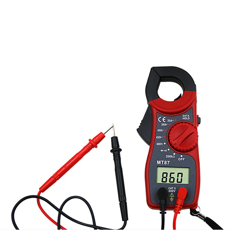 MT87 Digital Multimeter Clamp Meter Current Clamp Pincers AC/DC Current