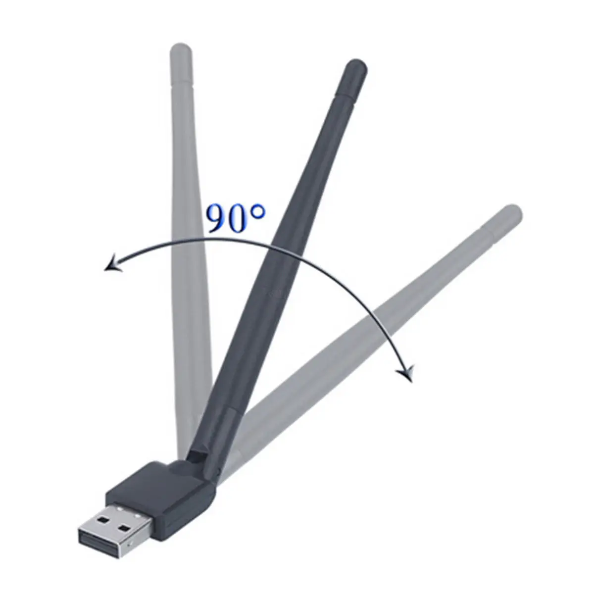 Беспроводной USB WiFi 3Dbi антенна LAN сеть MTK7601 7601 чипсет для Koqit K1 S2U2 спутниковый Recevier цифровой ТВ-бокс Gtmedia V7S
