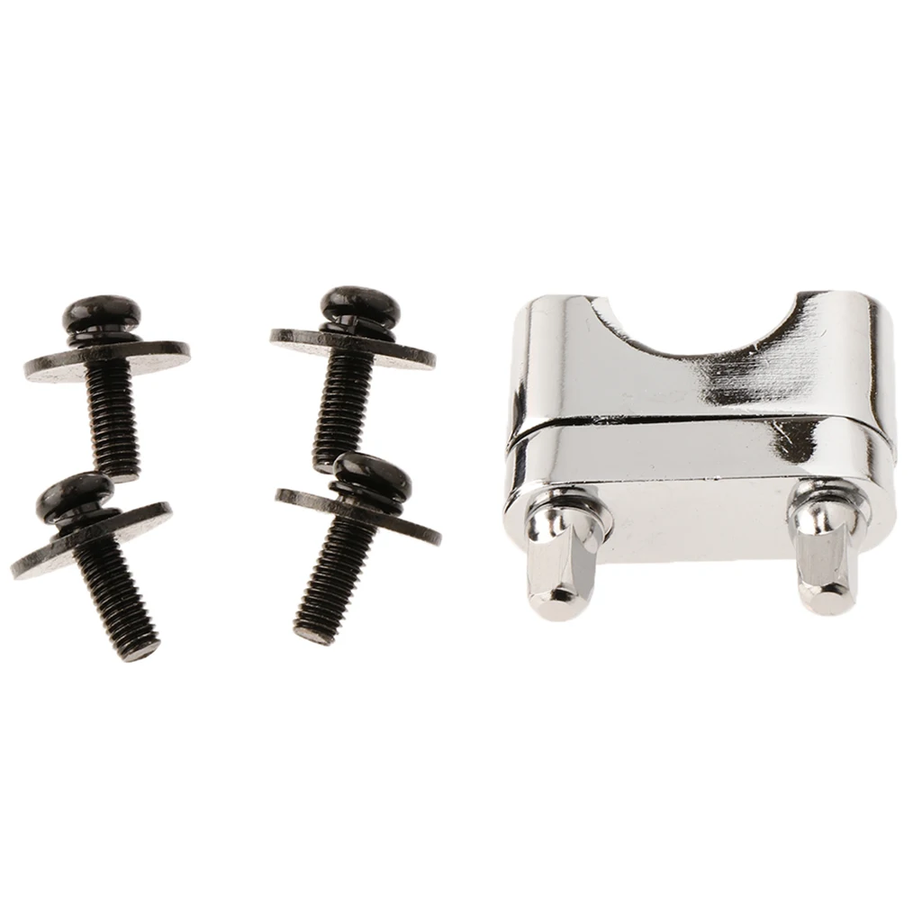 Tooyful Metal Snare Drum Throw Off Clamp Strainer Regulator with Mounting Screws Silver Drum Strainer for Drum-player drum percussion accessories drum accessories drum screws