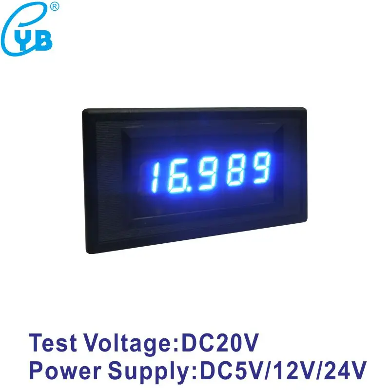 5 digits LED Digital Voltmeter DC 20V Voltage Meter Power Supply DC5V