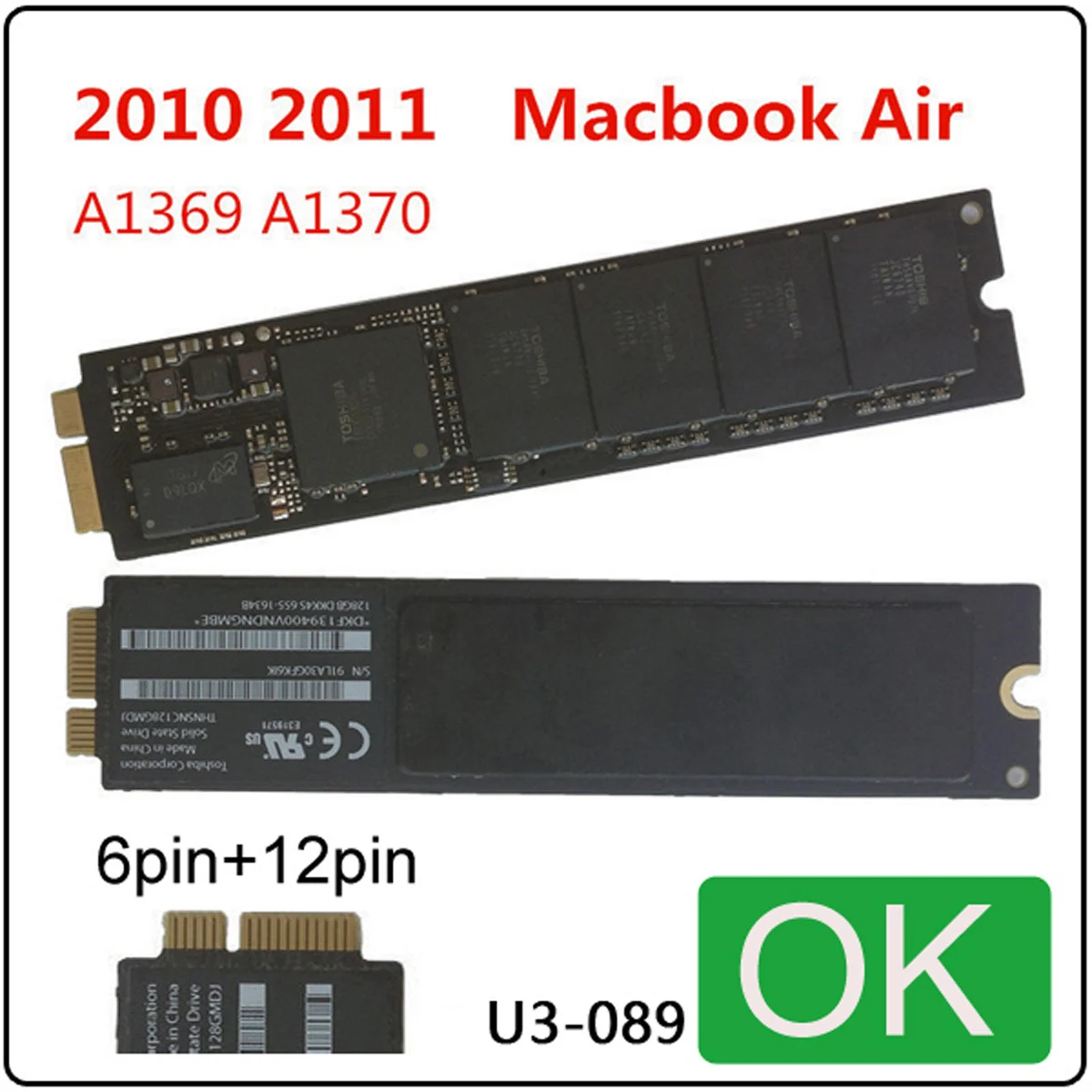 Cablecc USB 3 0 для SSD жесткого диска корпус адаптер конвертер 2010 2011 Macbook Air A1369 A1370 MC503 MC506