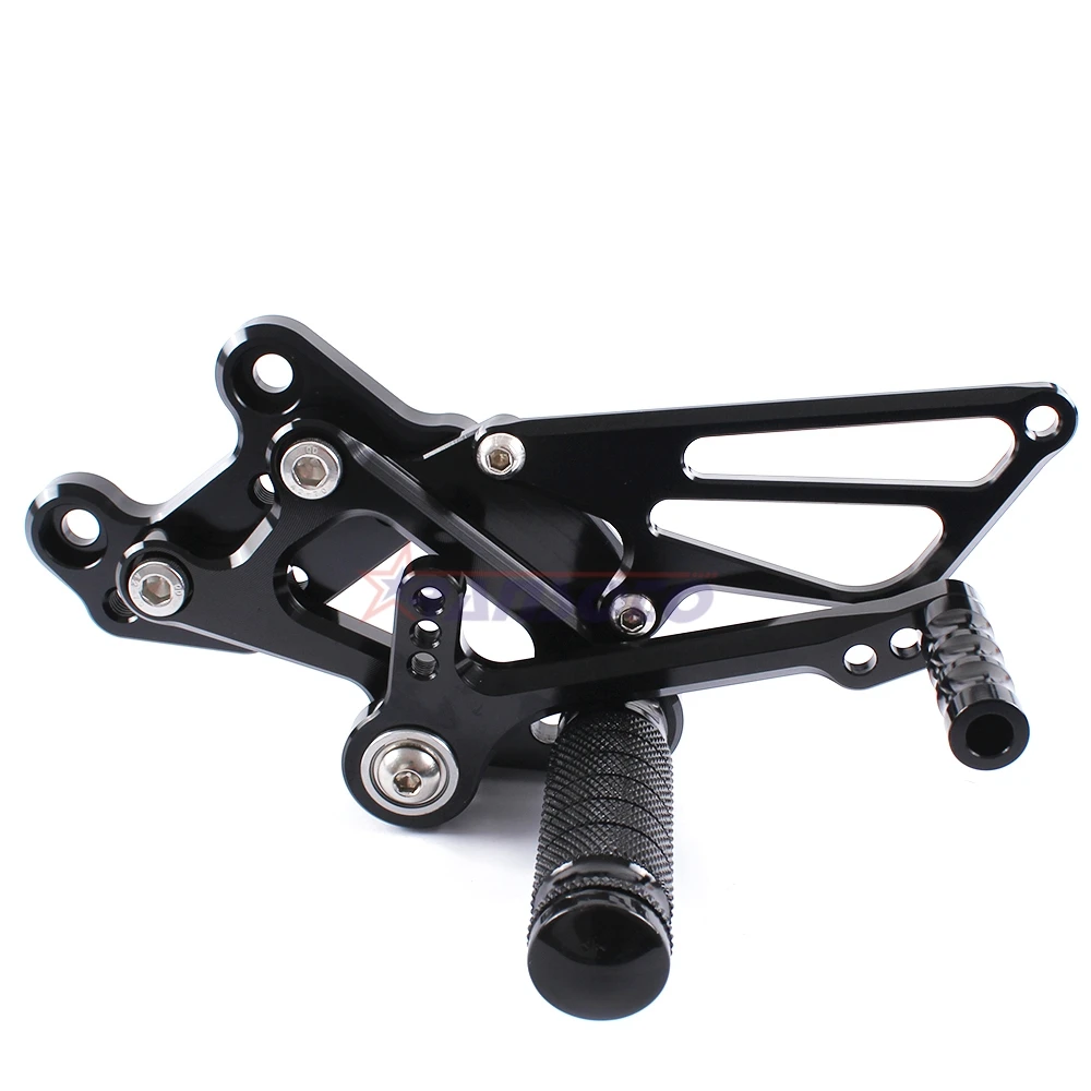 RANSOTO Новый Регулируемая Полный ЧПУ алюминиевый мотоцикл Rearsets сзади Набор для HONDA