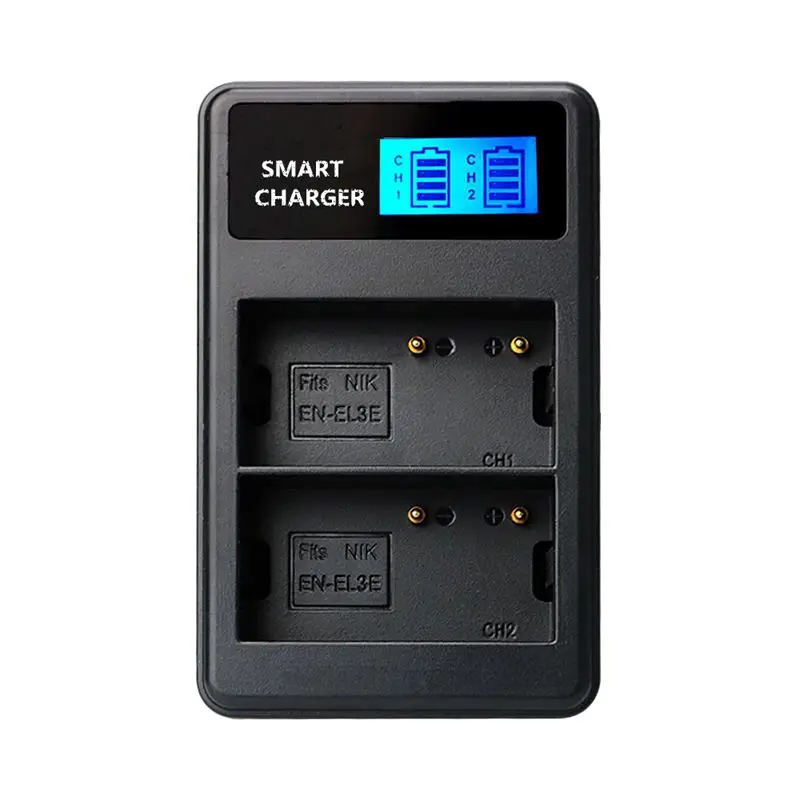 En El3E/El3 Usb ЖК дисплей двойной порт зарядное устройство для Ni Kon D300S D300 D100 D200 D700 D70S D70