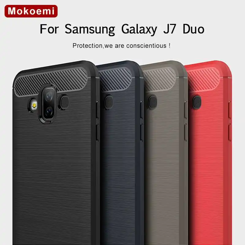 Модный противоударный мягкий силиконовый чехол Mokoemi 5," для samsung Galaxy J7 Duo, чехол для samsung Galaxy J7 Duo, чехол для телефона