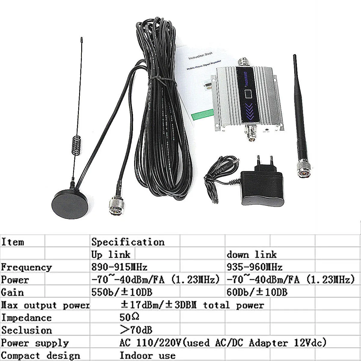 lcd GSM 900Mhz мобильный сотовый телефон усилитель сигнала сотовая связь повторитель усилитель сигнала