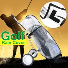 Pvc saco de golfe à prova ddustágua dustproof golfe chuva capa escudo ao ar livre haste protetor transparente loja anti-poeira padrão bola multifu