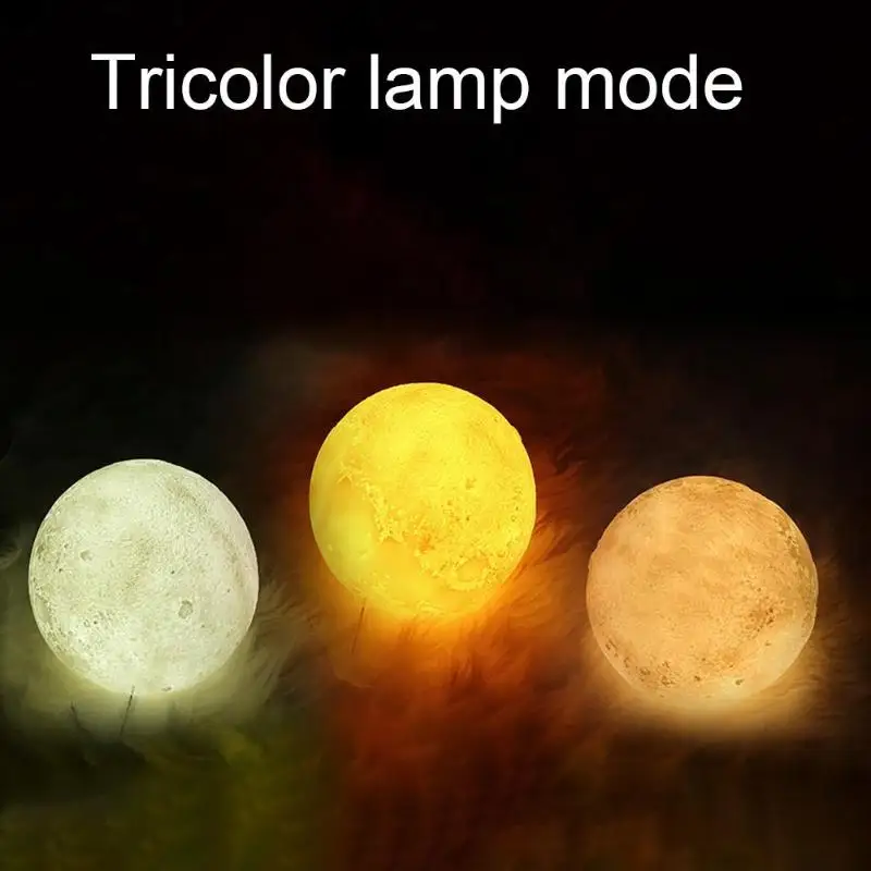  880ML Air Humidifier 3D Moon Lamp light Diffuser Aroma Essential Oil USB Ultrasonic Humidificador N - 32974746635