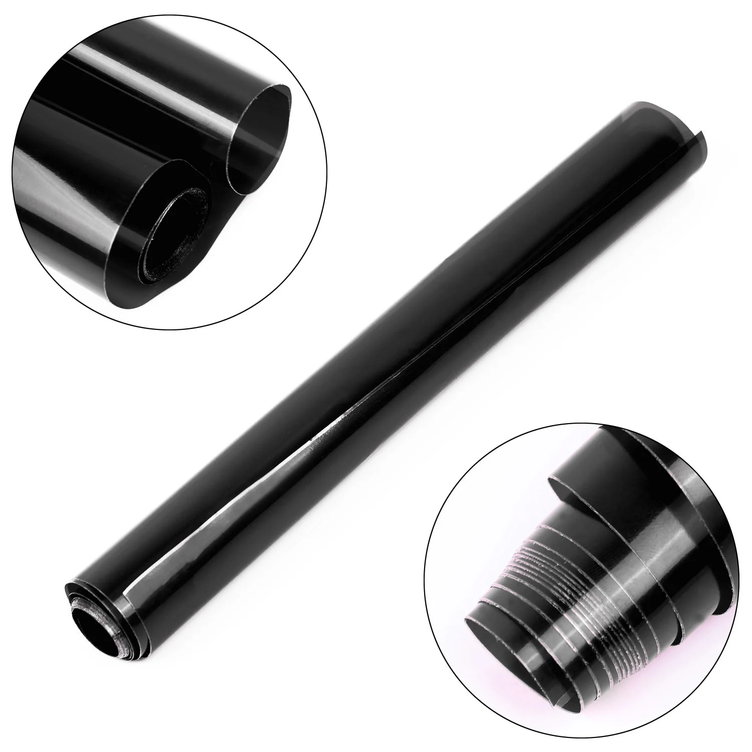 

Car Headlight Tint Film Taillight Vinyl Wrap Fog Light Dark Black 16" x 60" new