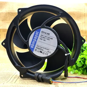 

6314 HR 6314HR DC 24V 1.5A 36W 2-Wires 172x172x51mm Server Round Cooling Fan