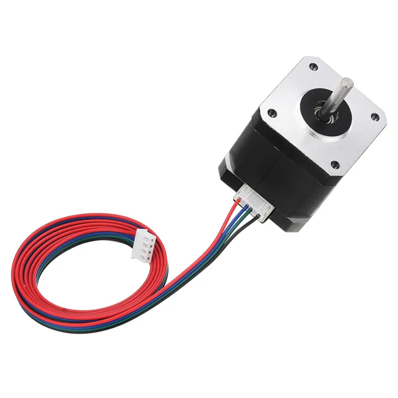 

Durable 17HS8401S-D150S Double Shaft 48mm Nema 17 Stepper Motor 42 Motor 42BYGH 1.8A 52N.cm 4-lead for 3D Printer CNC Laser