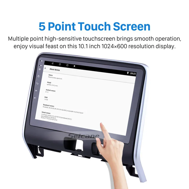 Excellent Seicane 10.1 inch Car Radio For 2016 2017 2018 Nissan Serena HD Touchscreen Android 8.1/9.0 Head unit GPS Navi AUX Rear camera 2