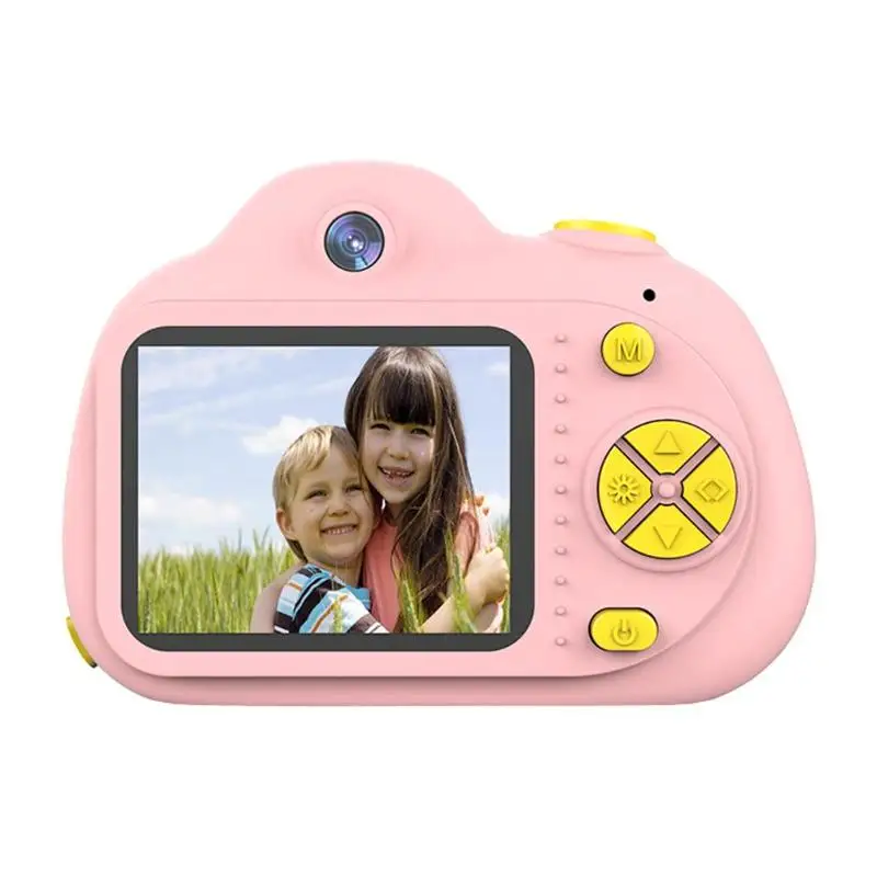 Camera Toy Kid 2 Inch Digital Mini Camera Cartoon Cute Camera Toys for Kids Baby Cute Cartoon Multifunction Camera Toy Best Gift