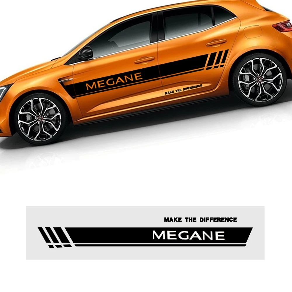Автомобильные наклейки 200 см для Renault Megane боковая наклейка на кузов автомобиля