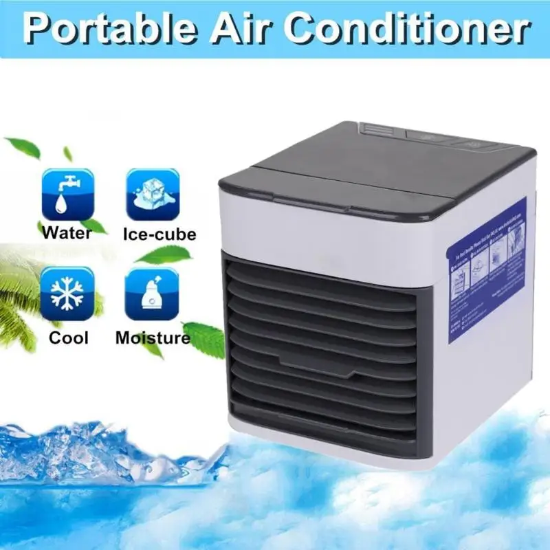 

Portable Mini Air Cooler Three Speed Air Conditioner Humidifier Purifier Air Fresheners for Home Office Household Merchandises
