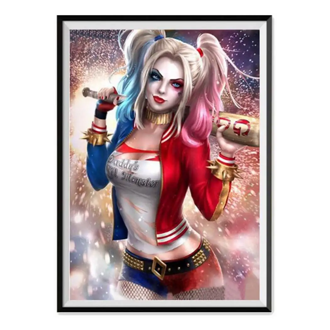 

DIY Home Decoration Frameless Stick Drill 30 x 45cm/11.8 x 17.7inch Cross Painting People pattern Stitch