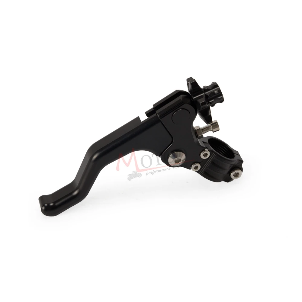 Online Motocicleta 22mm corto acrobacias palanca de embrague rendimiento Cable fácil de tirar palanca izquierda para Honda Grom SUZUKI RM125 DMZ250 YAMAHA YZ250
