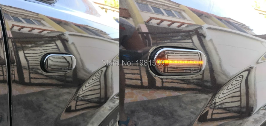 Chrome Mirror Cover 2 pcs S.STEEL Ford Focus Mk2 C-Max Fiesta V Fusion