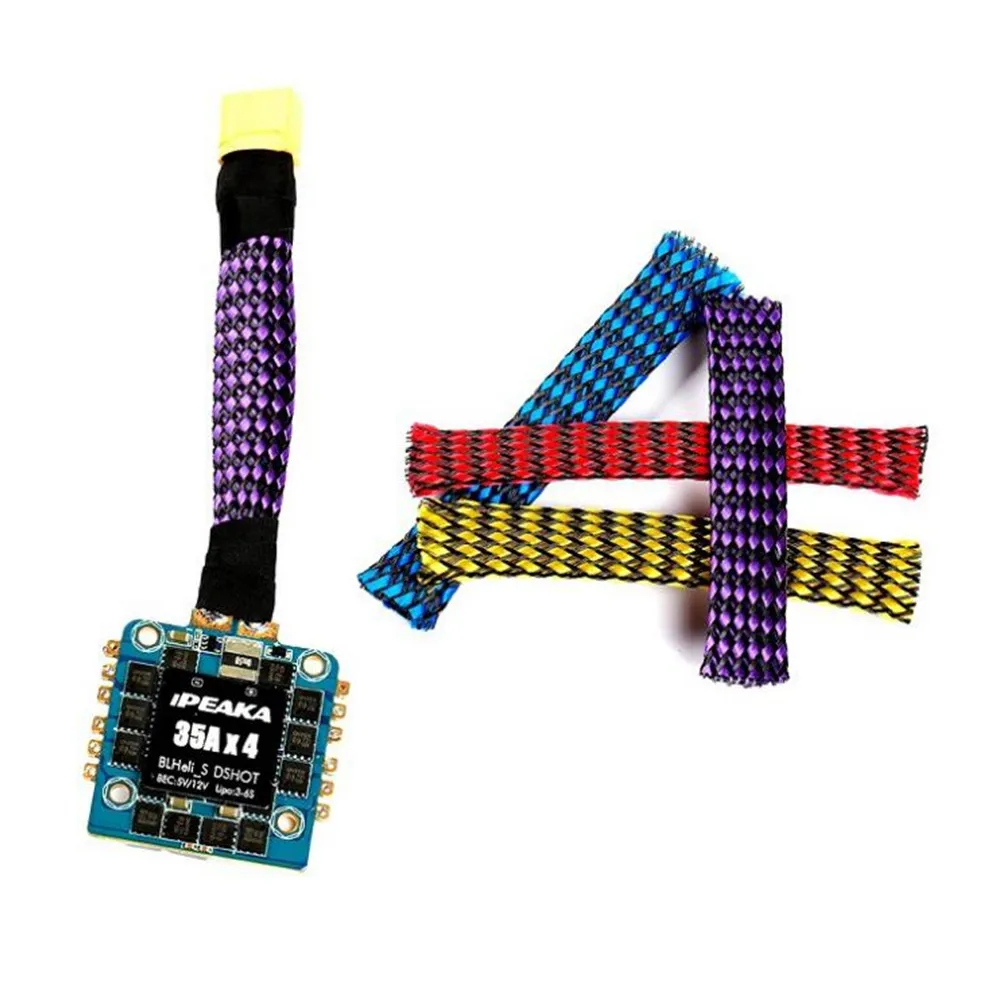 

High Quality IFlight 10m PET Wire Protective Tube for Brushless Motor 4 In 1 ESC RC Drone FPV Racing Drone Spare Parts Acces