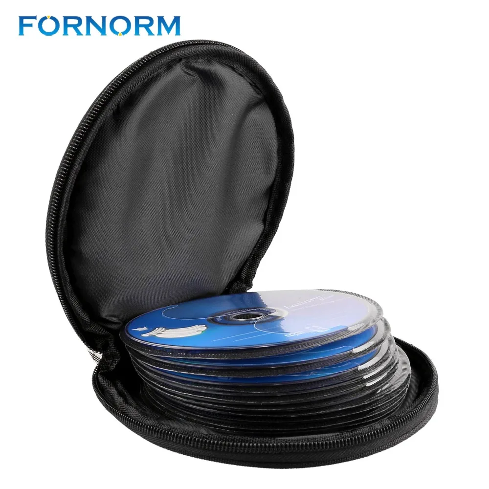 

FORNORM For DVD VCD DJ CD Bag Box Wallet Woven Fabric for CD Case Holder Storage Wallet Car Home for CD Bag Wallet