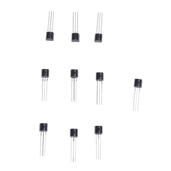 

OPQ-10pcs Silicon PNP Transistor Amplifier 150V 0.6A TO92 2N5401