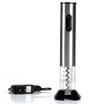 

Us Plug，Automatic Electric Bottle Opener Kit Opener Electric Opener, Automatic Wine Opener With Knife Base