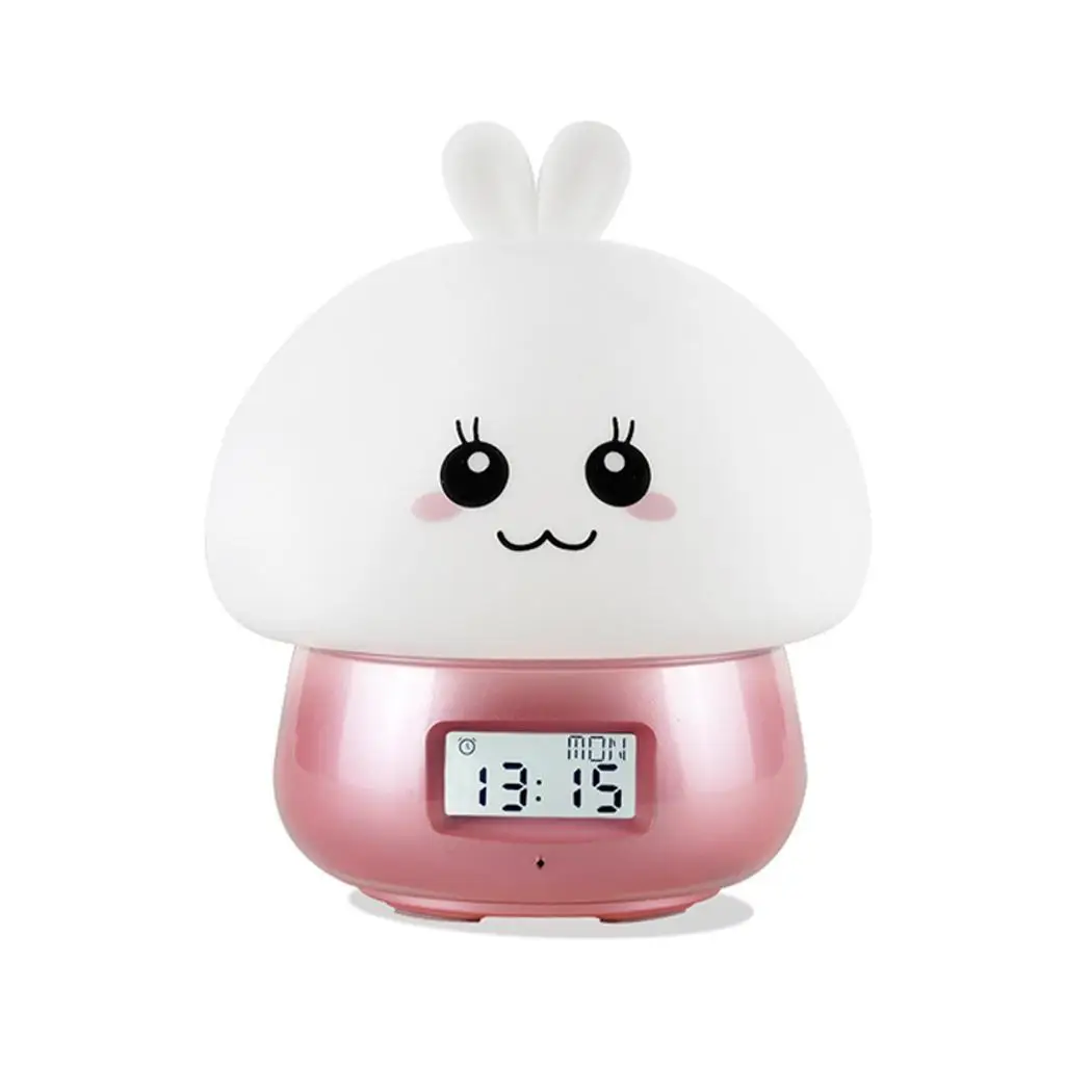

Cartoon LED Alarm Recording Clock Wake 5V USB Up 0.5W Night Light Remote 1200mah Pattern Control light