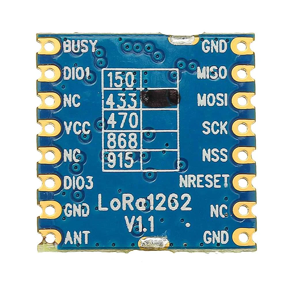 CLAITE 433mhz LoRa1262 SX1262 LoRa RF модуль 22dBm 160mW 1.5ppm TCXO SPI Spread Spectrum беспроводной