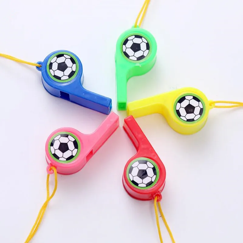2020 New Colorful Whistle Kids Children Football Whistles Toys Noise Maker Cheer Props Birthday Party Favors Gift Supplies | Дом и сад