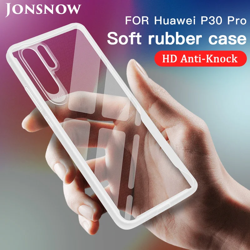 Чехол для телефона JONSNOW Huawei P30 Pro P20 Lite прозрачные Противоударные Защитные Чехлы