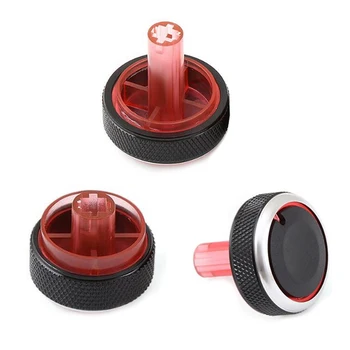 

3PCS Car Air Conditioning Heat Control Switch Knob For Nissan/New Sunny March Air Conditioning Knob AC Knob auto accessories